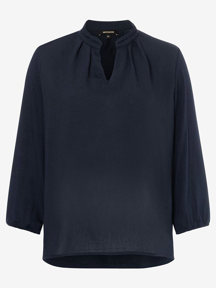 Bluse in Dunkelblau