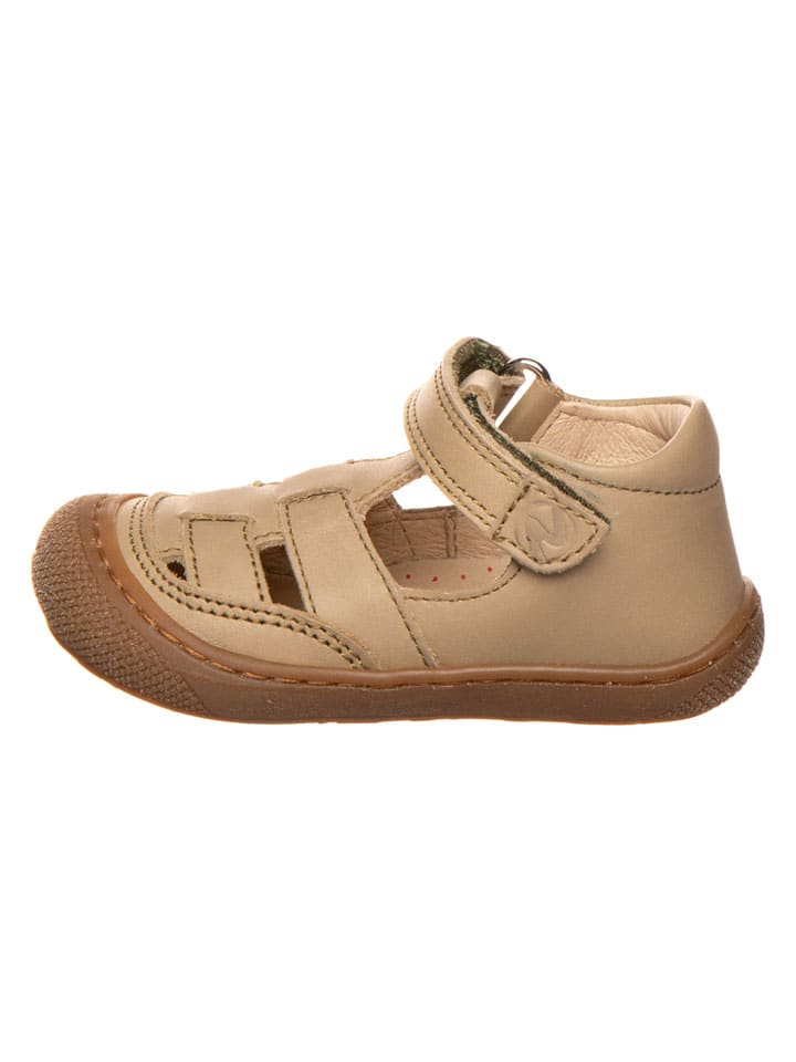 Skórzane półsandały "5282 Nappa" w kolorze khaki