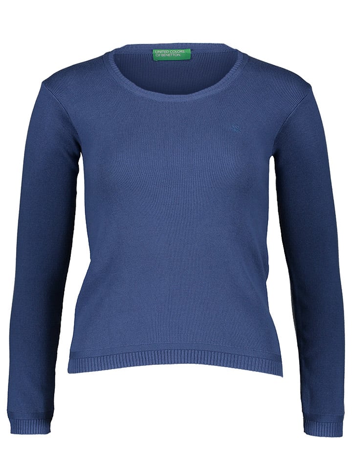 Benetton Trui donkerblauw goedkoop kopen limango