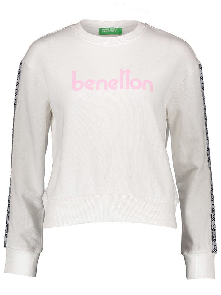 Sweatshirt in Weiß