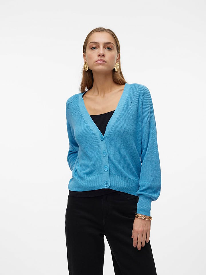 Cardigan in Blau