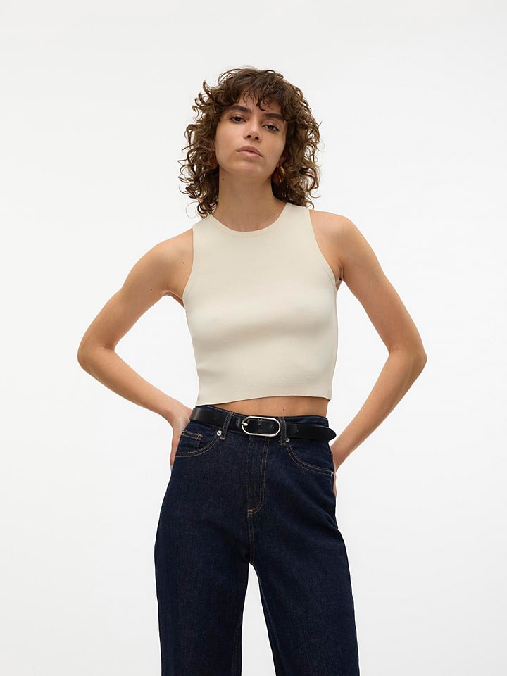 Vero Moda Top Ginny creme goedkoop kopen limango
