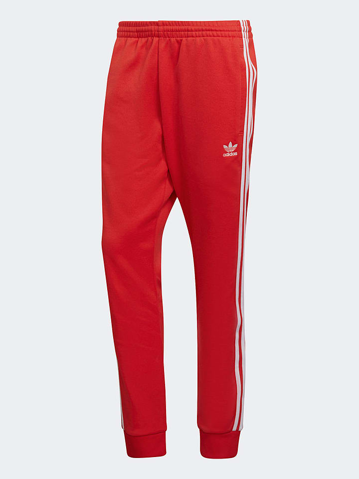 Adidas trainingsbroek rood sales