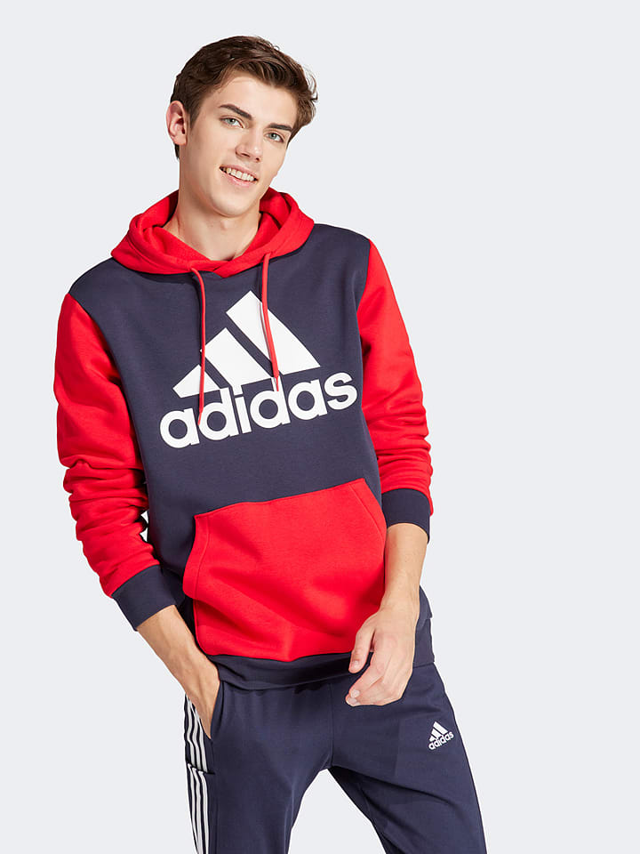 Adidas hoodie rot blau store