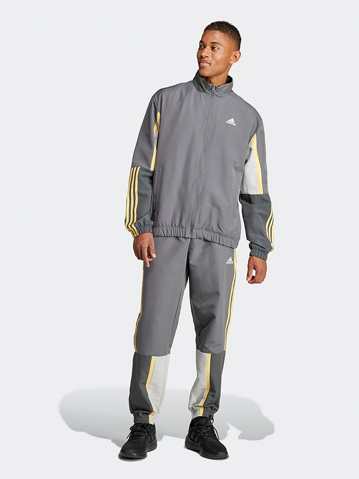 Adidas trainingsanzug grau discount
