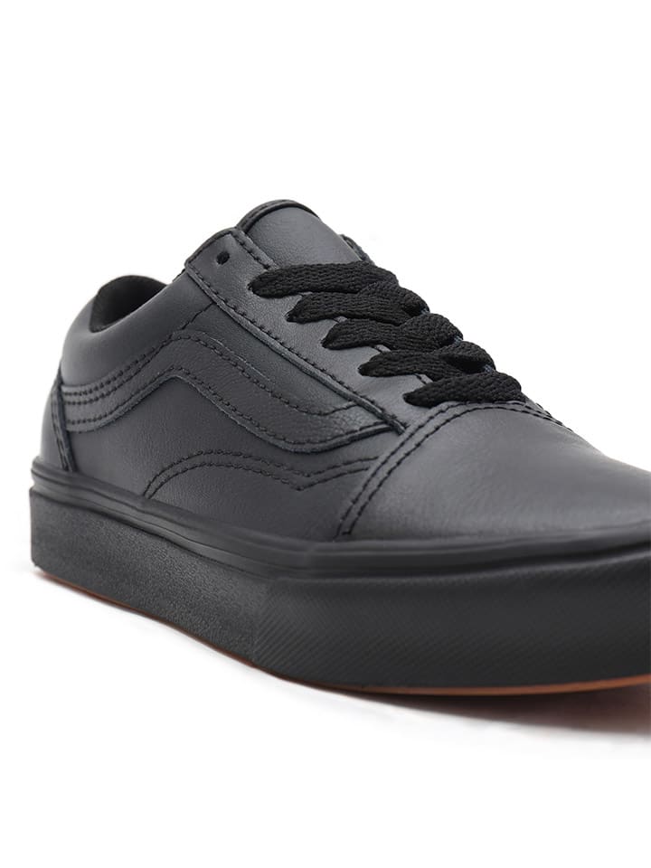 Vans comfycush old skool black & black shoes discount