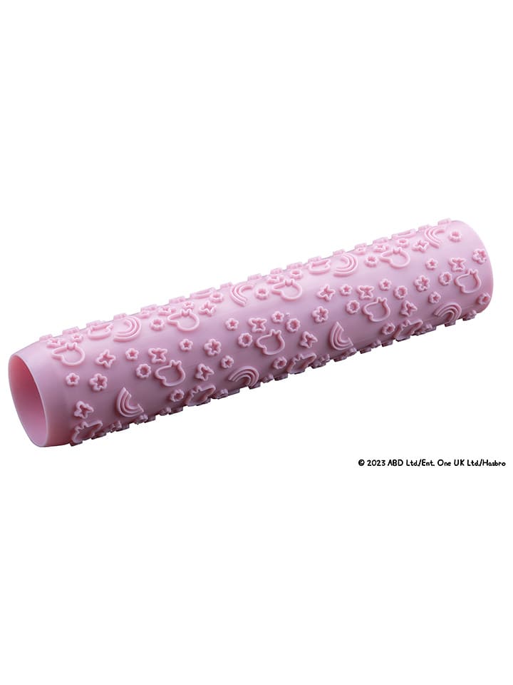 Wałek "Peppa" w kolorze jasnoróżowym do wytłaczania i ciasta - dł. 23 cm