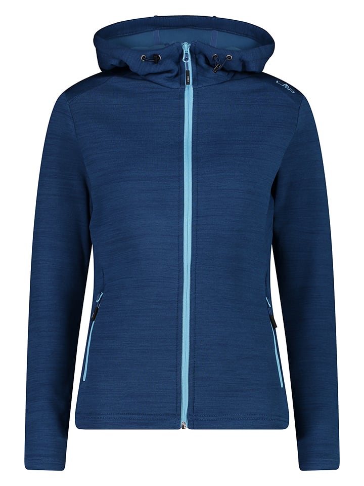 Fleece vest blauw