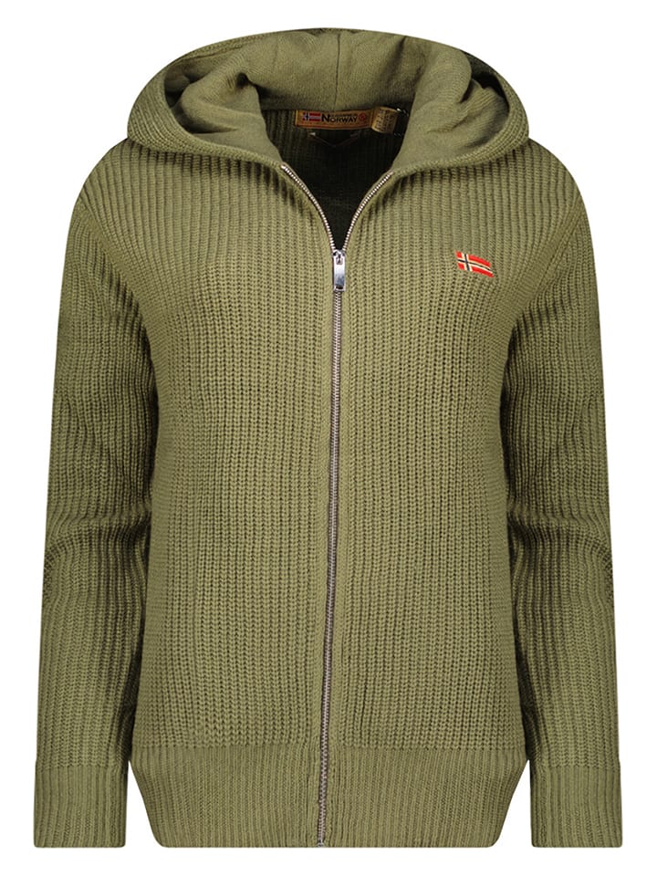 Cardigan in Khaki