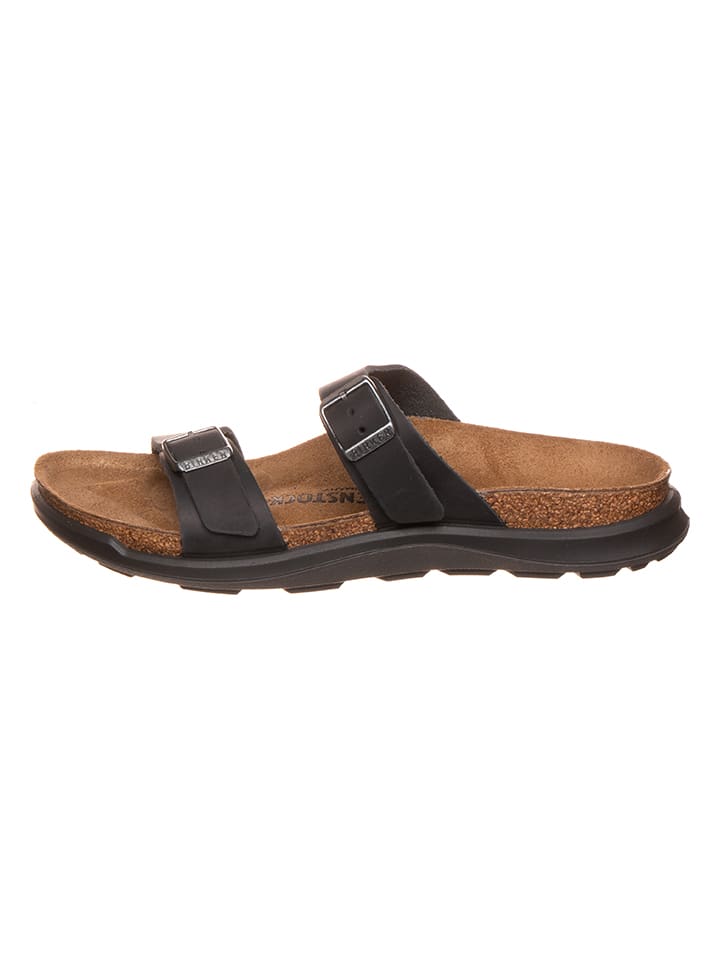 Birkenstock Skorzane klapki Sierra w kolorze br zowym najlepsze wyprzeda e w limango