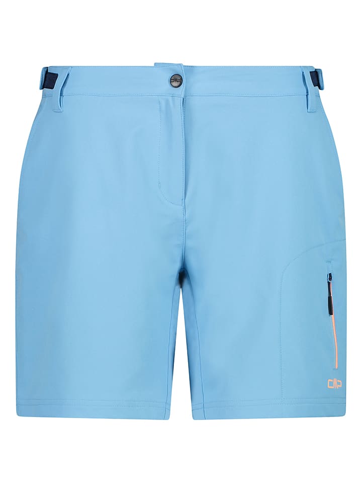 3-in-1 fietsshort lichtblauw