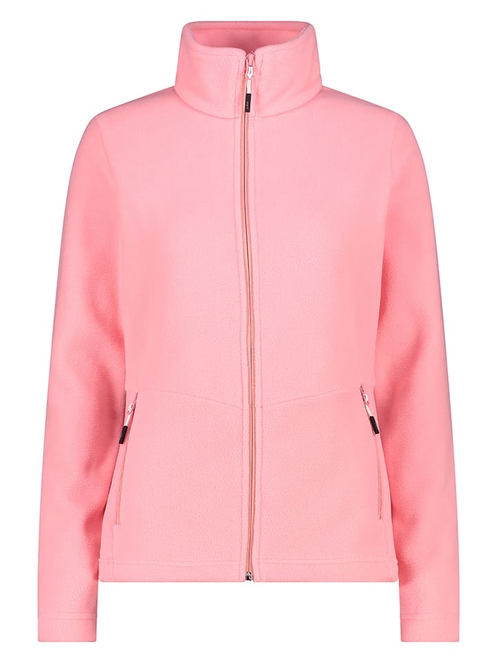 Fleece vest lichtroze