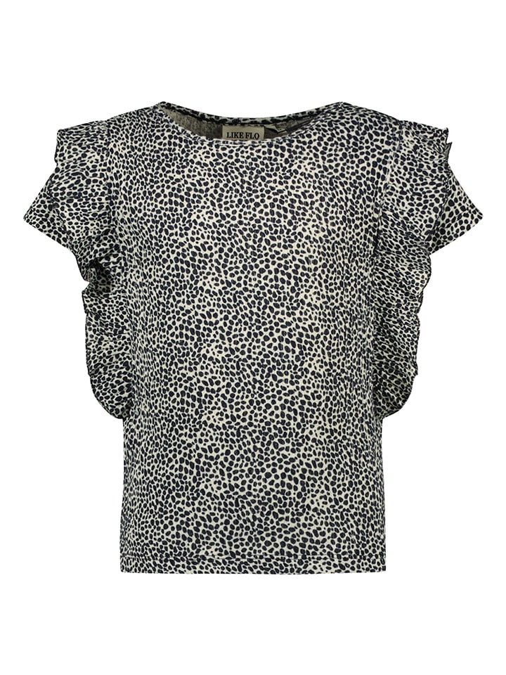 Shirt in Schwarz/ Weiß