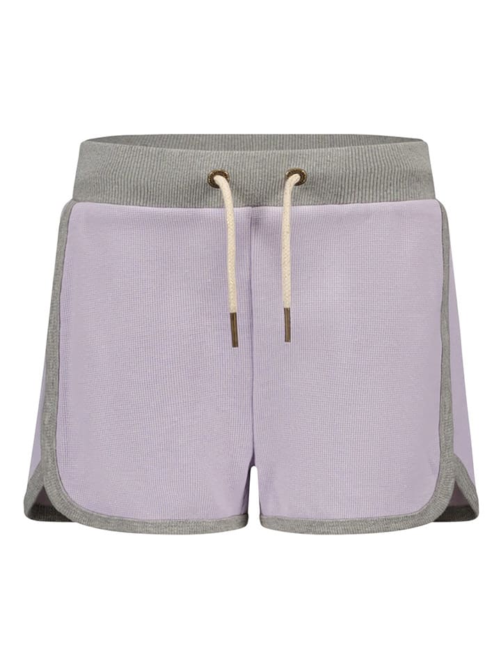 Shorts in Lila/ Grau