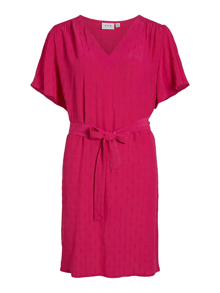 Vila jurk roze deals