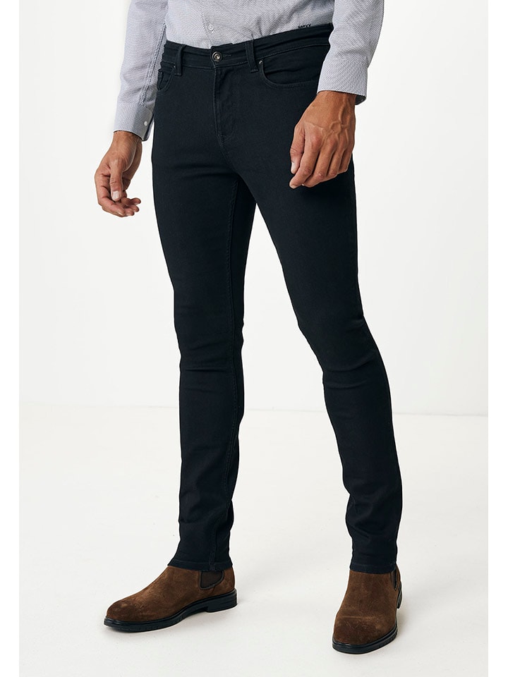 Spijkerbroek "Logan" - slim fit - zwart