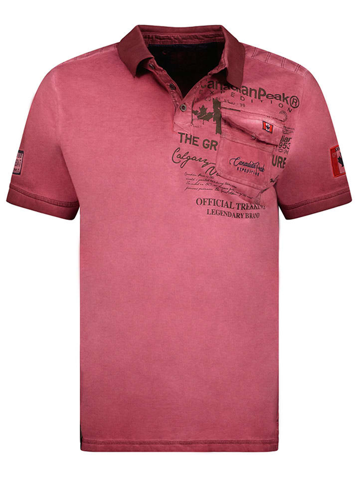Koszulka polo "Keoneak" w kolorze bordowym