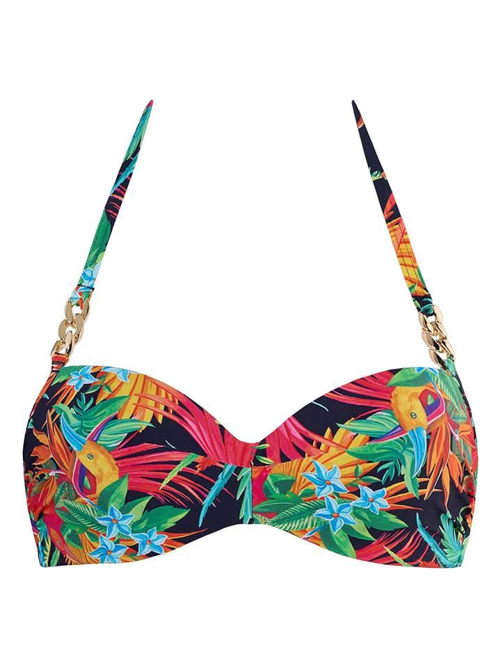 Biustonosz bikini "Hula Haka" ze wzorem