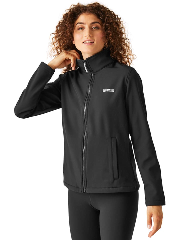 Softshelljacke "Connie V" in Schwarz