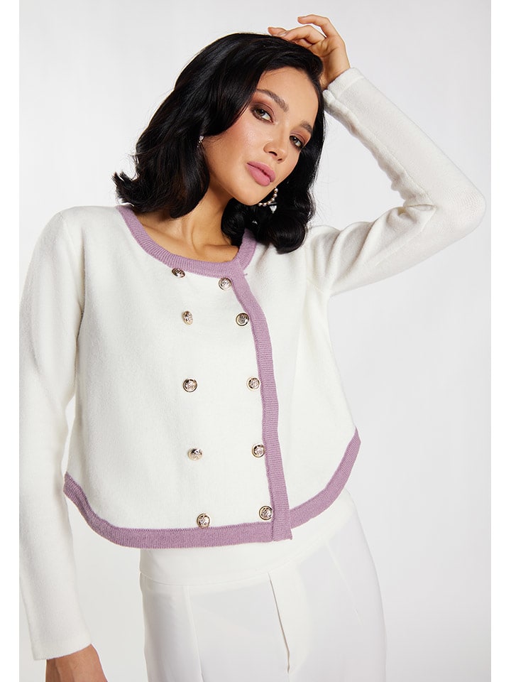 Cardigan in Weiß