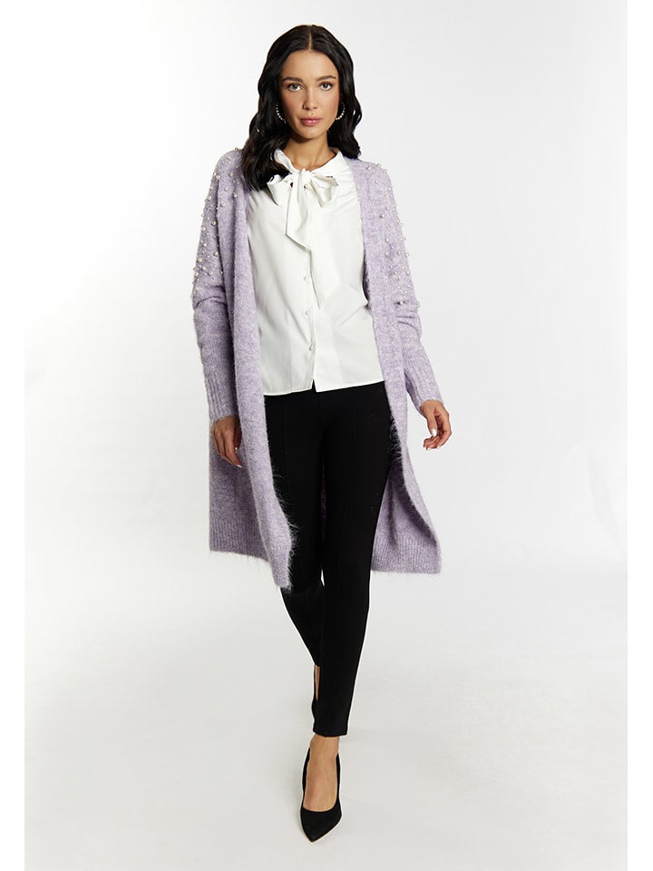 Longcardigan in Flieder
