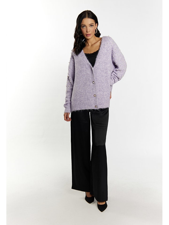 Cardigan in Flieder