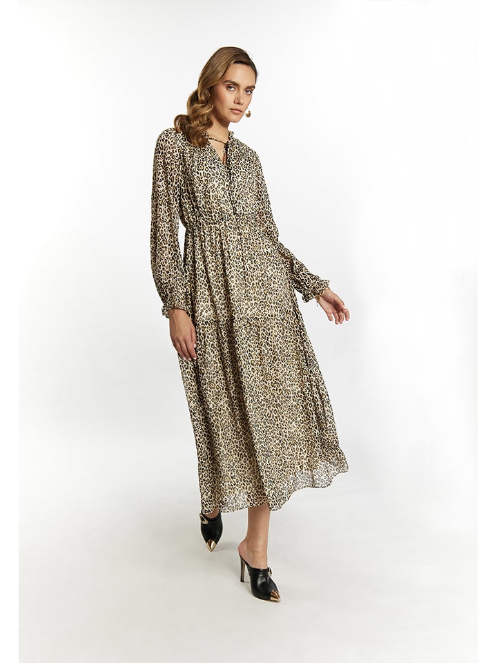 Kleid in Hellbeige