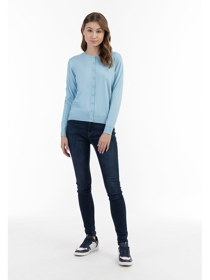 Cardigan in Hellblau