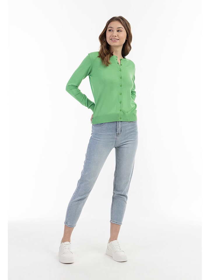 Cardigan in Grün