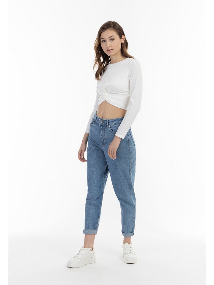 Bluse in Weiß