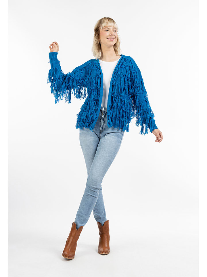 Cardigan in Blau