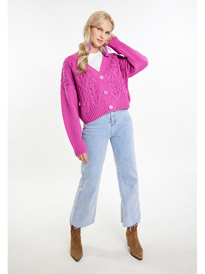 Cardigan in Pink