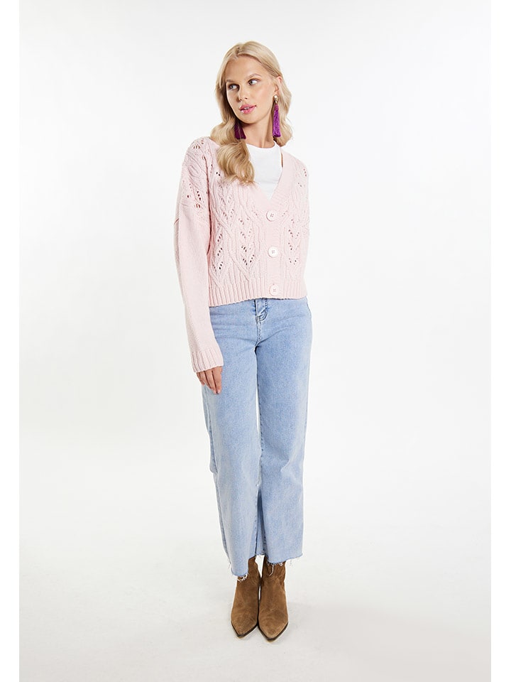 Cardigan in Rosé