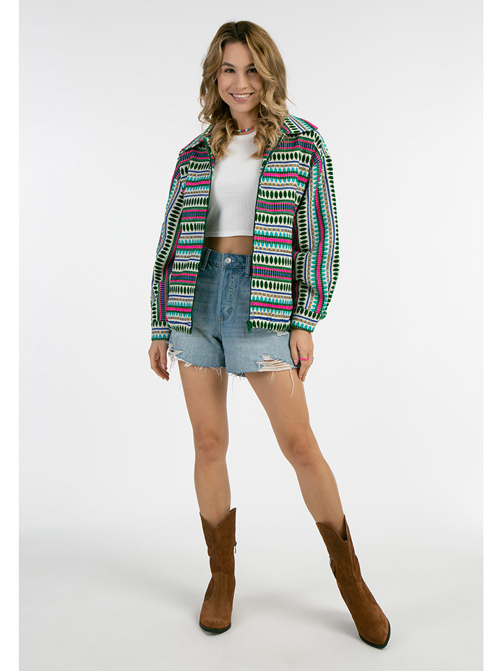 Hemdjacke in Bunt