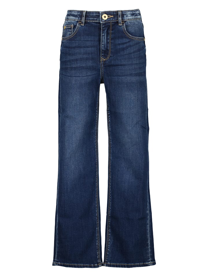 Jeans - Wide leg - in Dunkelblau