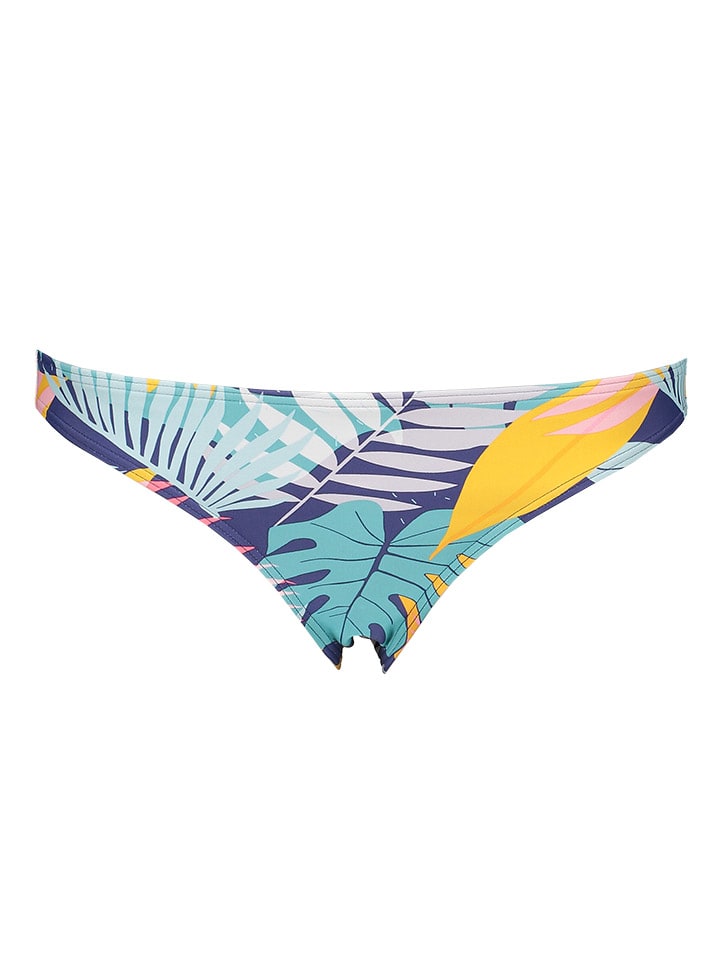 Figi bikini w kolorze niebiesko-żółtym