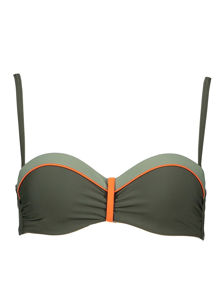 Biustonosz bikini w kolorze khaki