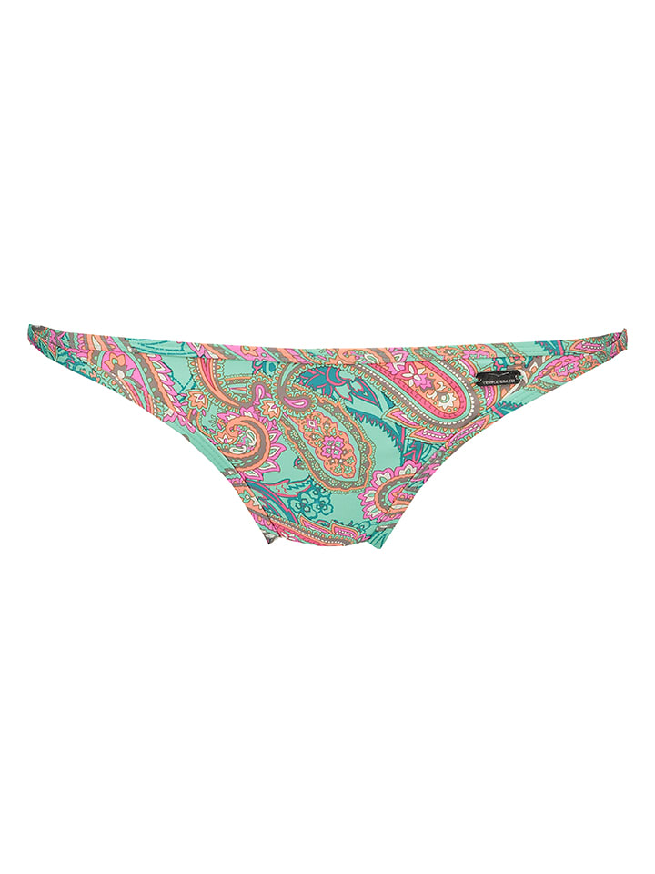 Figi bikini w kolorze miętowo-różowym