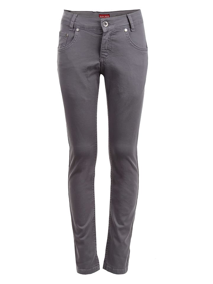 Spijkerbroek - slim fit - grijs