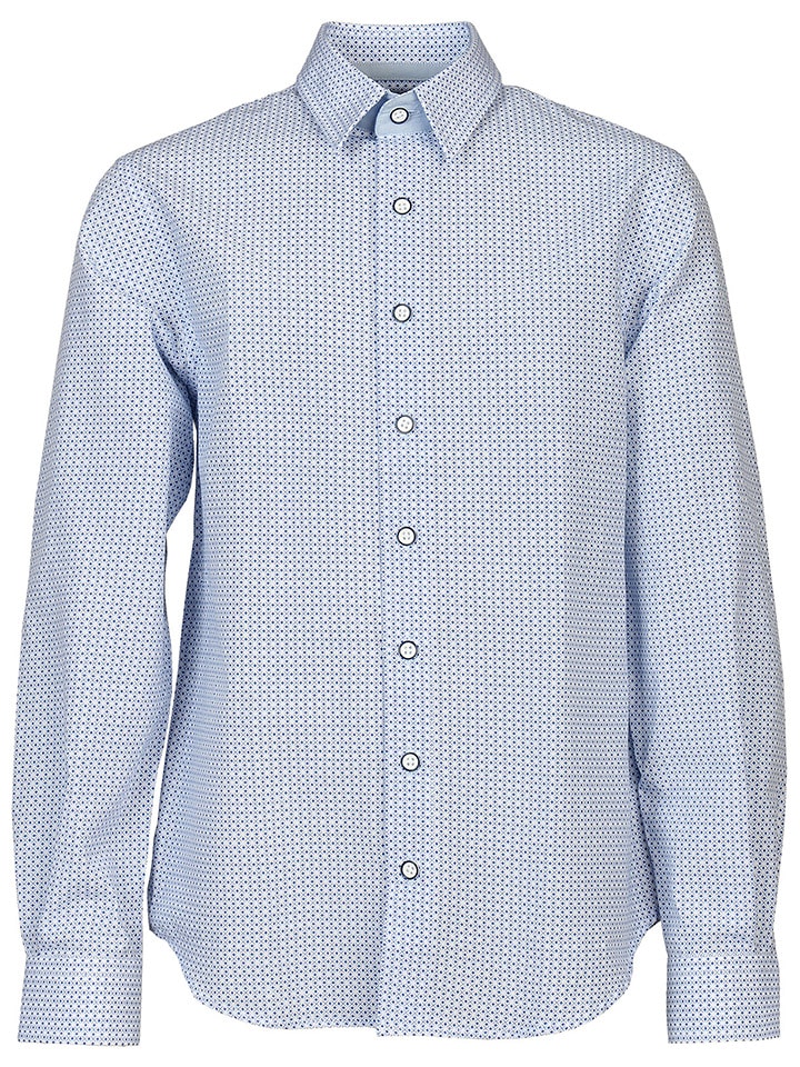 Blouse - slim fit - lichtblauw