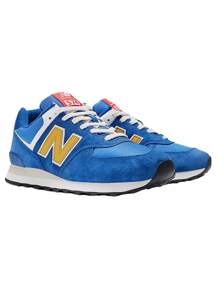 New balance 574 blau leder hotsell