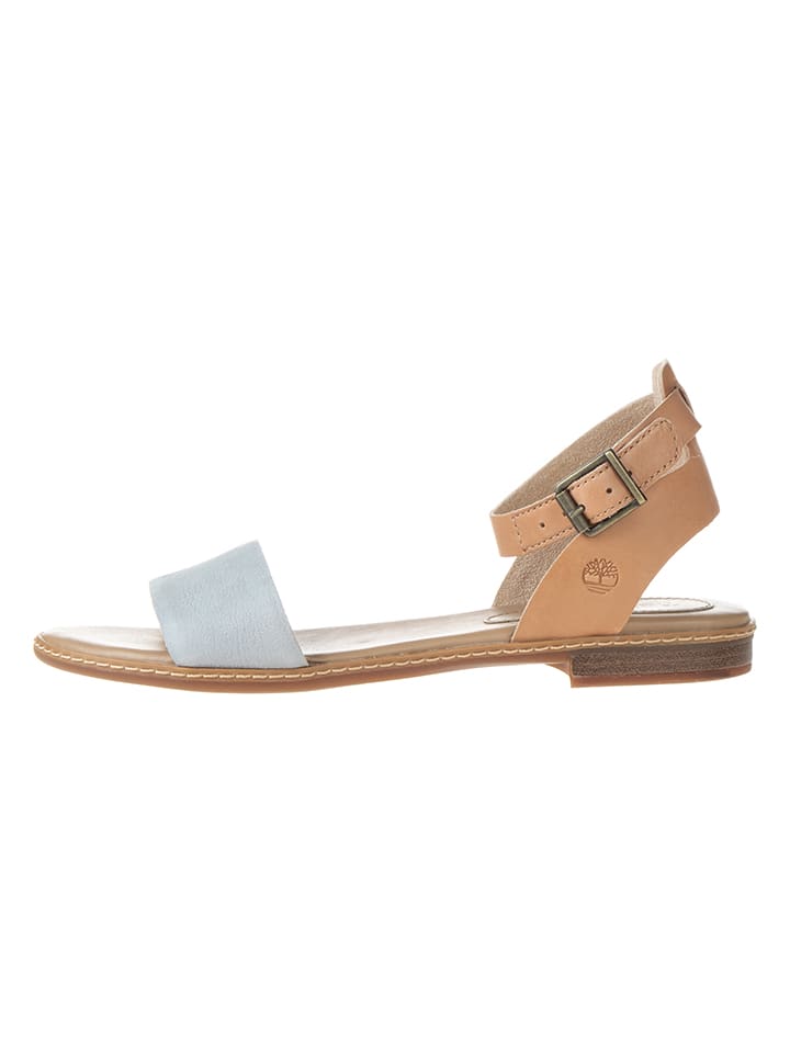 Timberland Skorzane sanda y Cherrybrook w kolorze szaro be owym najlepsze wyprzeda e w limango