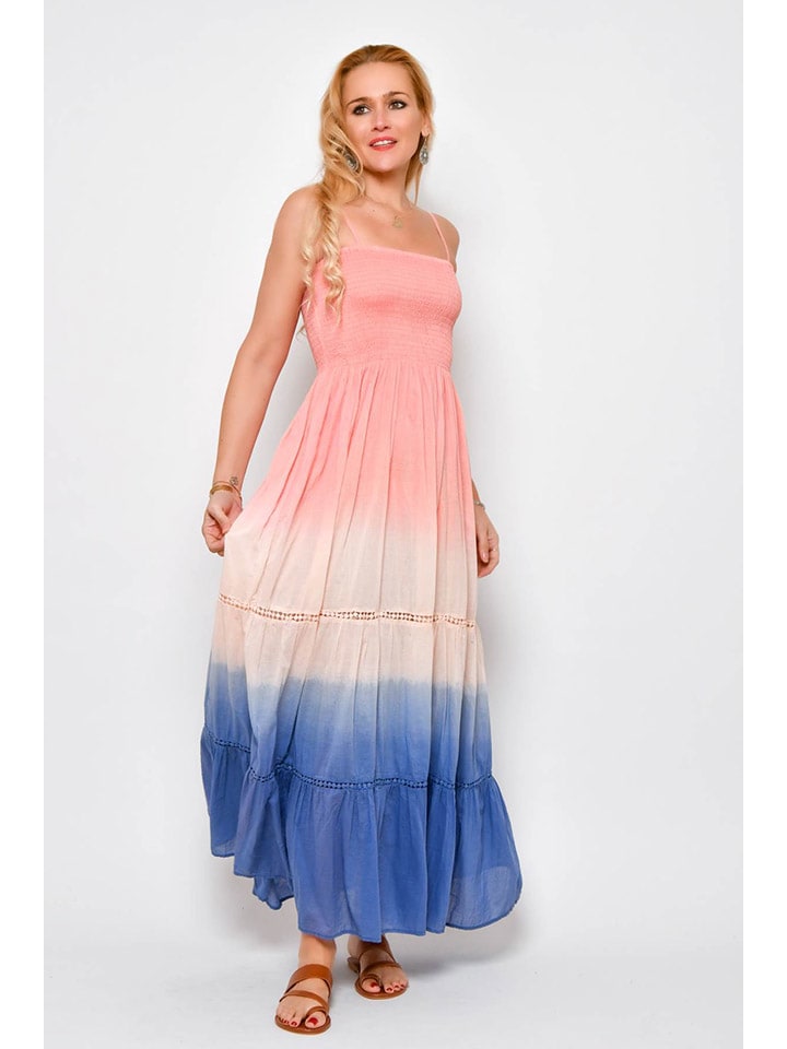 Blauw roze jurk clearance