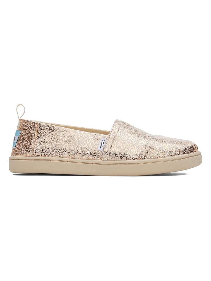 TOMS Instappers goudkleurig goedkoop kopen limango