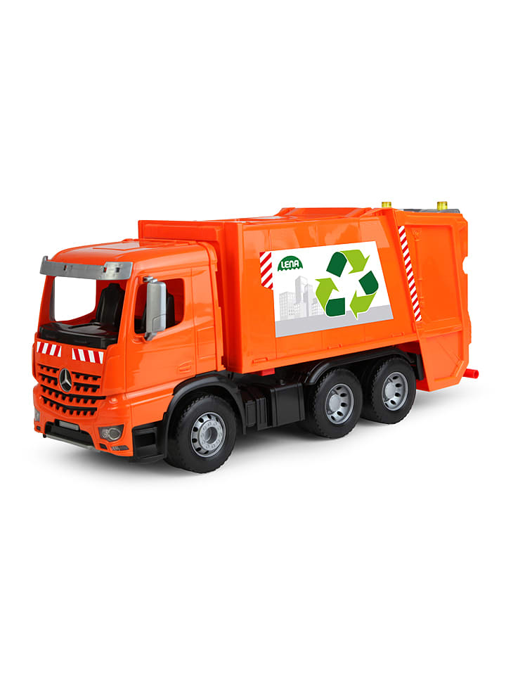 Speelgoedvoertuig "WORXX Vuilniswagen Arocs" oranje - vanaf 3 jaar