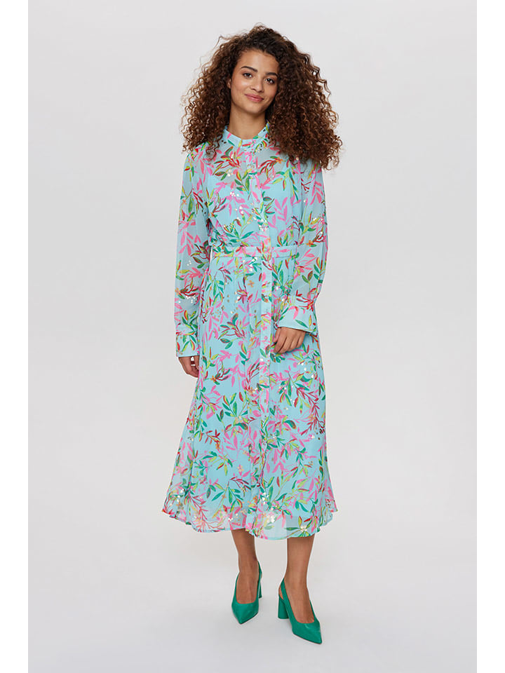 Numph jurk blauw 2025