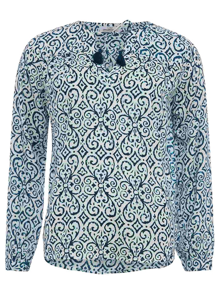 Zwillingsherz Bluse Damen Langarm - Modische Tunika In Gr. S Bis XL