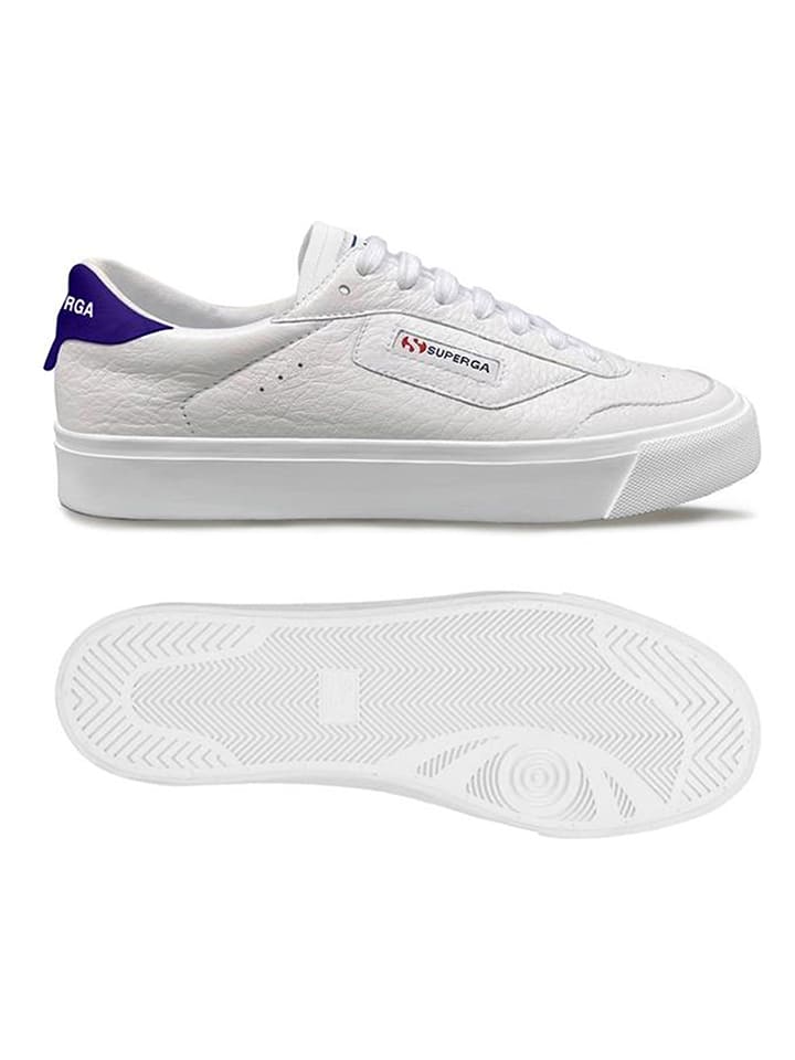Superga wit leer hotsell