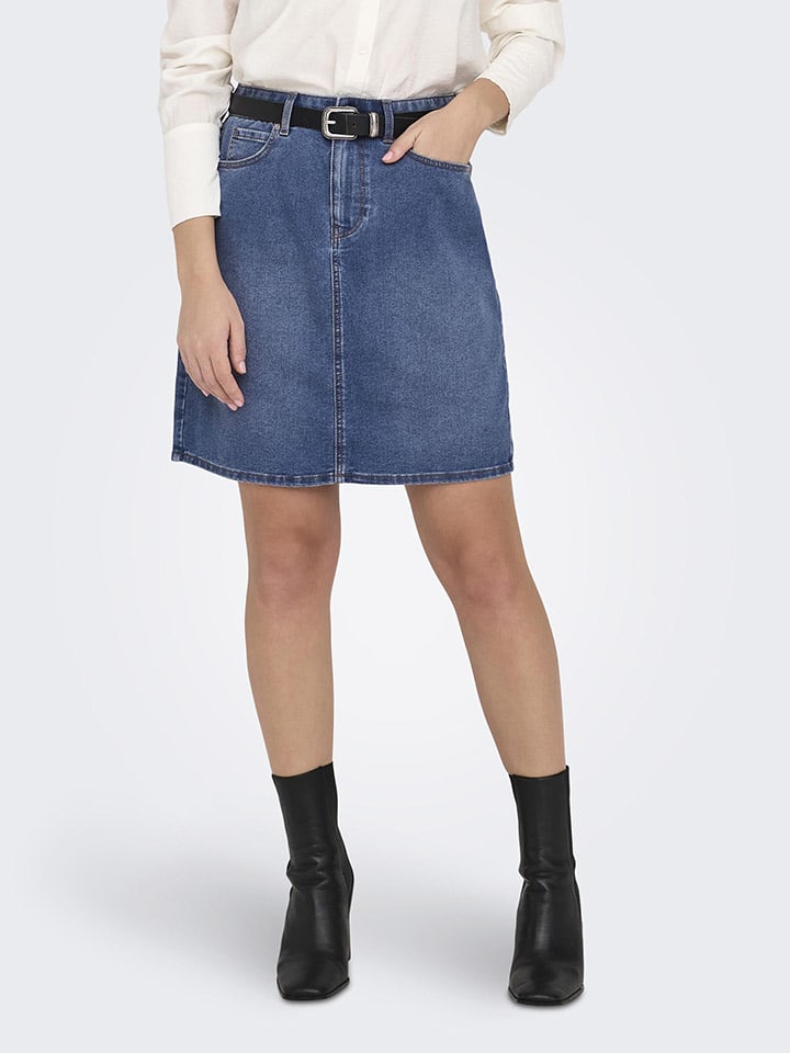 ONLY Spijkerrok blauw goedkoop kopen limango