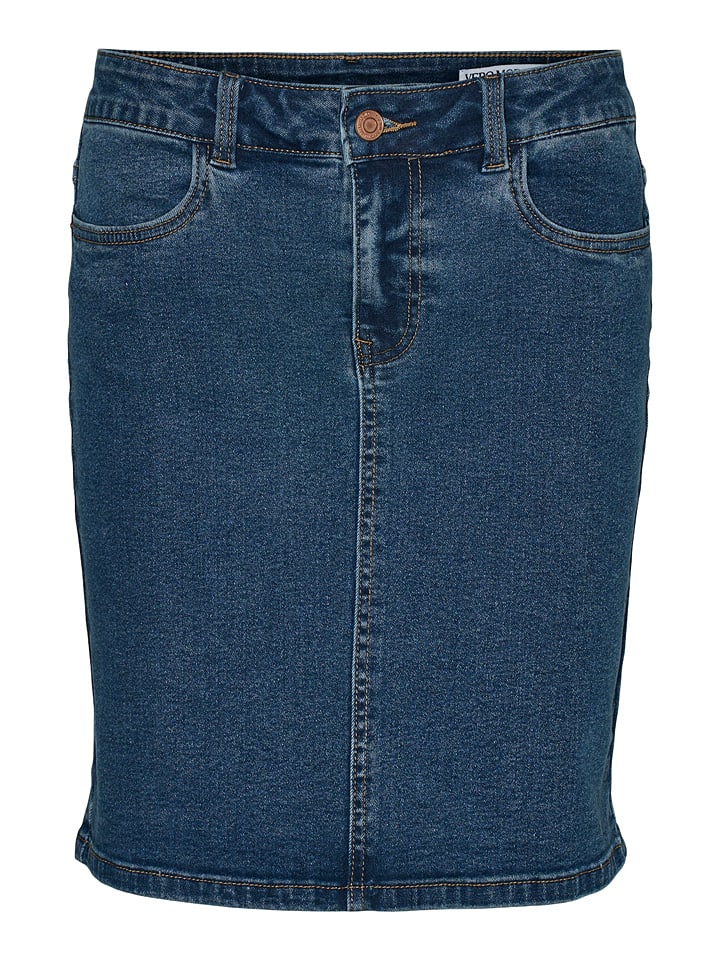 Vero Moda Spijkerrok Luna donkerblauw goedkoop kopen limango
